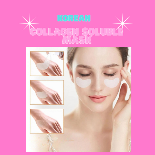 Louxets™ | Película de Parches Solubles de Colágeno Coreano - Máscara Antienvejecimiento para Ojos y Eliminador de Arrugas