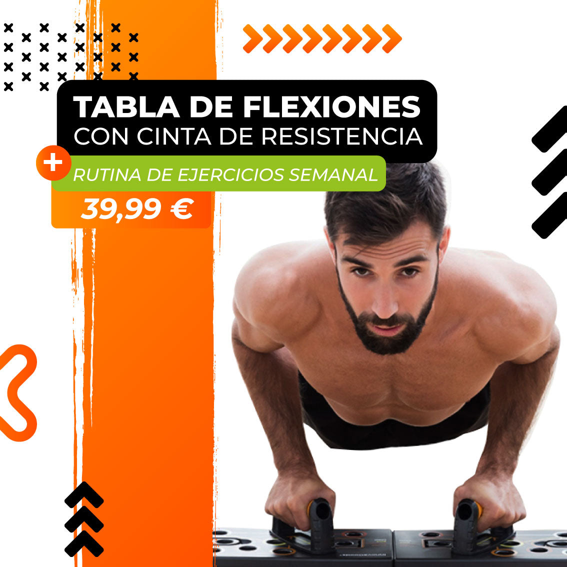 Louxets™ |  Tabla de Flexiones + (Cintas Elásticas + Plan de entrenamiento Semanal Pro GRATIS)