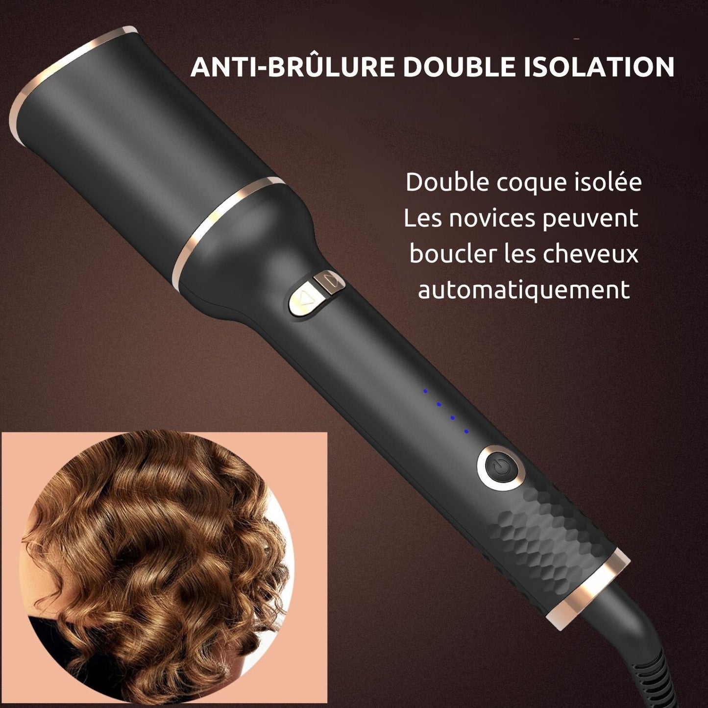 Louxets™ | Rizador de pelo con rotación automática
